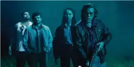  ?? Pat Redmond / Universal Pictures ?? From left, O'Shea Jackson Jr., Alden Ehrenreich, Ayoola Smart and Ray Liotta in “Cocaine Bear.”