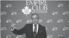  ?? THE CANADIAN PRESS ?? Premier Brad Wall toured the country for months touting the Energy East pipeline as a nation-defining project.