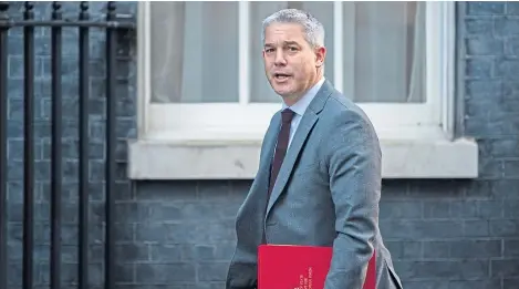  ?? Picture: Getty. ?? Brexit Secretary Stephen Barclay, who will be asked for another vote.