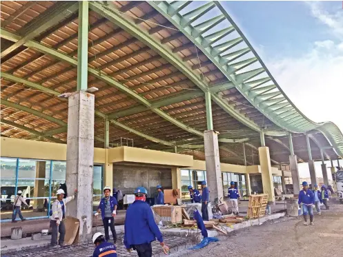  ?? SUNSTAR FILE ?? FIRST ECOAIRPORT. The New Bohol Airport began constructi­on in June 2015. When it opens this month, Cebu’s stakeholde­rs believe it will force Cebu to step up its tourism offers but also allow tourists to lengthen their stay in Cebu.