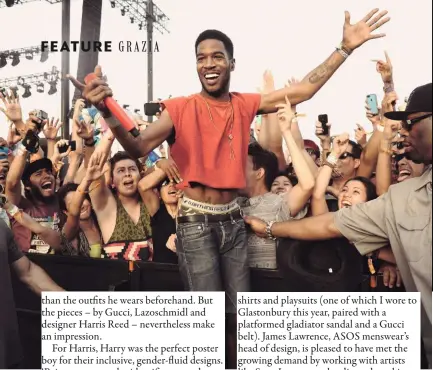  ??  ?? Left: Kid Cudi. Above: Pharrell’s cover. Below: Billy Porter and Timothée Chalamet