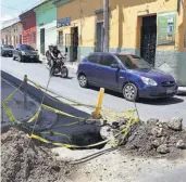  ?? ?? Peligro. Vecinos dijeron que en el sector se registraro­n tres accidentes leves esta semana.