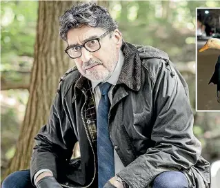  ?? ?? Left: Alfred Molina plays Three Pines’ Chief Inspector Armand Gamache.