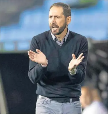  ??  ?? PROYECTO. El Girona quiere seguir contando con Pablo Machín hasta 2021.