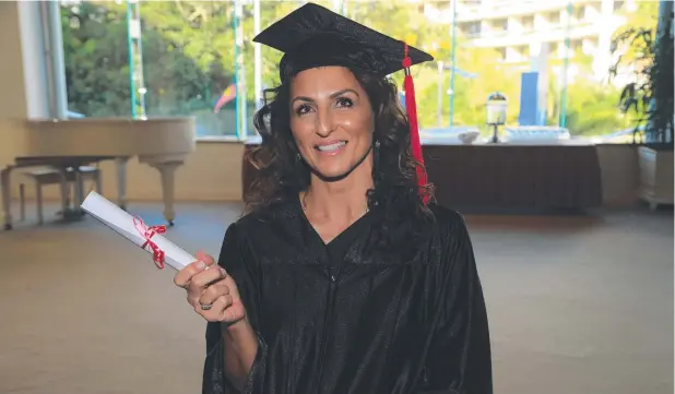  ?? Picture: DANAELLA WIVELL ?? HARD YARDS: Lara Lewis-Stapleton has graduated with a Diploma of Nursing from TAFE, collecting the Myra Sessions Award along the way.