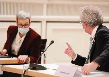  ?? Foto: Anouk Antony ?? Justizmini­sterin Sam Tanson und Finanzmini­ster Pierre Gramegna unterstric­hen nach den „OpenLux“Enthüllung­en, dass Luxemburg nichts zu verbergen habe.