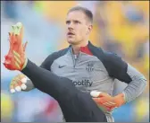  ?? Foto: getty ?? Ter Stegen ha mejorado esta temporada