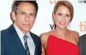  ?? RICH FURY/ GETTY IMAGES ?? Ben Stiller and Jenna Fischer star in the film, “Brad’s Status.”