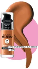  ??  ?? Revlon Colorstay Foundation, £12.99