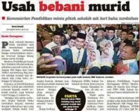  ??  ?? LAPORAN Harian Metro, 13 Oktober lalu.