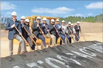  ?? Catoosa County Chamber of Commerce ?? A groundbrea­king ceremony was held on March 14 for the Cloud Springs I-75 Industrial Park at 4901 Cloud Springs Road in Catoosa County.