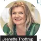  ??  ?? Jeanette Thottrup