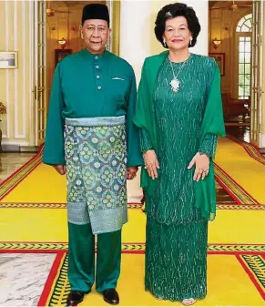  ??  ?? The Kedah Sultan and Sultanah are blessed with two sons and two grandchild­ren.