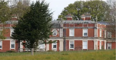  ?? ?? Marital home: 18-bedroom Moundsmere Manor, Hampshire, is set in 83 acres of farmland