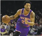  ?? Matt Slocum / Associated Press ?? Point guard and former MVP Derrick Rose provides insurance in Cleveland should Kyrie Irving be traded.