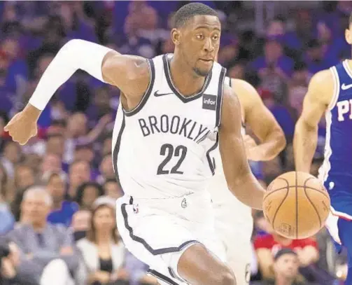  ?? GETTY ?? Caris LeVert is going to have a lot on his shoulders in Orlando with Nets team that’s hurt by injuries and coronaviru­s.