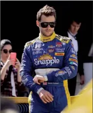  ?? AP/DARRON CUMMINGS ?? Marco Andretti, who has two career IndyCar Series victories, is looking to become the first driver in his family to win the Indianapol­is 500 since his grandfathe­r, Mario, won the race in 1969.