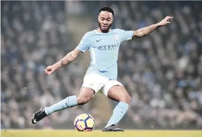  ?? AP ?? Raheem Sterling fue uno de los héroes en la victoria de ayer del Manchester City en la Liga Premier.