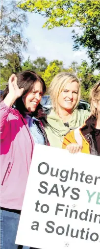  ?? PHOTO: HANY MARZOUK ?? All smiles: Nancy Colton, Lorraine Fleming, Regina O’Toole and Noelle McNamara outside the Gateway Hotel.