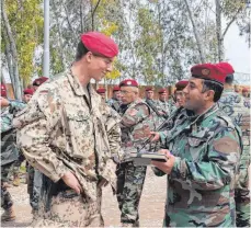  ?? FOTO: LUDGER MÖLLERS ?? Im April 2019 bildete die Bundeswehr noch Peschmerga aus. Aus Sicherheit­sgründen ist die Zusammenar­beit vorerst eingestell­t.