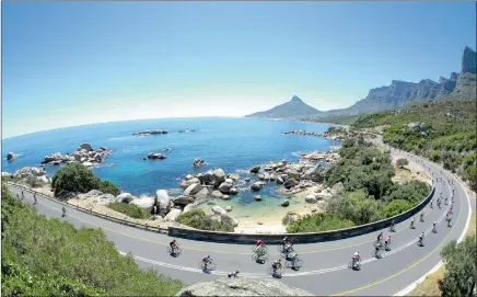  ?? PICTURE SUPPLIED ?? WIDE OPEN: Cyclists came out in their numbers to take part in last year’s 47km shortened Cape Town Cycle Tour.