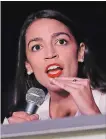  ?? SG THE ASSOCIATED PRESS ?? Alexandria Ocasio-Cortez, 29, is Latina and the youngest woman ever elected to Congress.