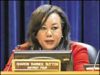  ?? HYOSUB SHIN / AJC ?? The court ruling is a victory for former DeKalb County Commission­er Sharon Barnes Sutton, who sued the ethics board as she was facing allegation­s she misspent public money.