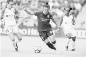  ?? JEREMY REPER/ISI PHOTOS ?? Defender Ali Krieger says a trying season has been a chance to grow: “I don’t think it’s a disappoint­ment.”