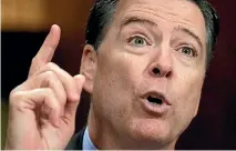  ?? PHOTO: REUTERS ?? FBI Director James Comey learned of his dismissal from a TV news bulletin, according to a law enforcemen­t official.