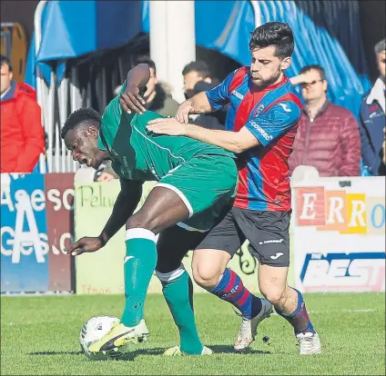  ?? FOTO: MIREYA LÓPEZ ?? A seguir arriba Tras perder en la pasada jornada, el Leioa tratará de afianzarse en el puesto de playoff