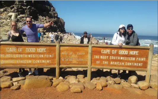  ??  ?? DISTORTED PICTURE: As tourists enjoy the spot, signs belie the historical memory of the point as one of the entry shipping geographic­al points of slaves from across the Indian Ocean.