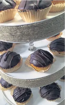  ?? COURTESY PHOTO ?? SWEET! Celebrate National Boston Cream Pie Day with Boston Cream Pie cupcakes from Legal Sea Foods.