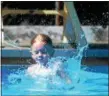  ?? TANIA BARRICKLO — DAILY FREEMAN FILE ?? Everett Prindle, 5, of Kingston, cools off in the city's Andretta Pool in July 2017.