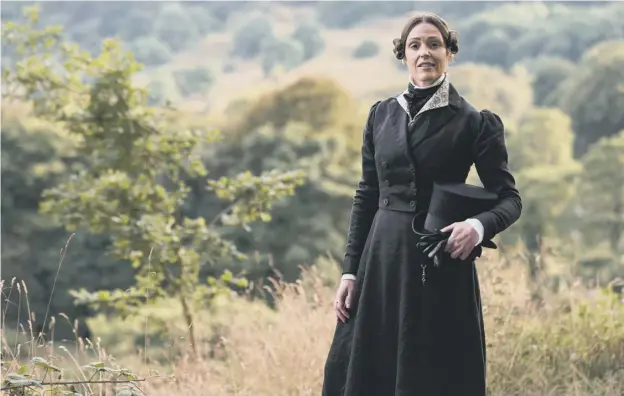  ??  ?? 0 Suranne Jones as 19th century landowner, mountainee­r, diarist and lesbian Anne Lister in the four-part BBC 1 production of Gentleman Jack