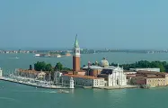  ??  ?? San Giorgio L’Isola venezia che ospiterà l’alta scuola italiana di Gastronomi­a