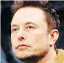  ??  ?? Elon Musk