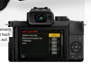  ??  ?? Mit 4K-video: Die smarte Lumix G110 nimmt hochauflös­ende Videos auf.