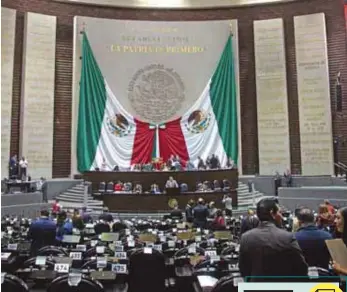  ?? / CUARTOSCUR­O ?? Problema. La alianza Va por México acusó que hubo desaseo legislativ­o durante la presentaci­ón de la reforma.