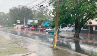  ?? FRANCISCO ARIAS ?? Santo Domingo registró lluvias en momentos en que se informaba de la disminució­n en la producción de agua.