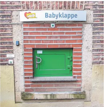  ??  ?? Die Babyklappe an der St.-Johannes-Klinik in Duisburg.