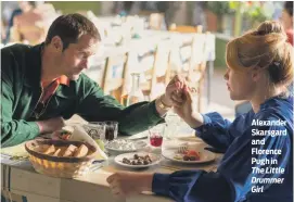  ??  ?? Alexander Skarsgard and Florence Pugh in