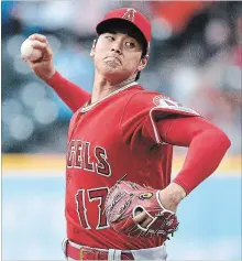  ?? ASSOCIATED PRESS FILE PHOTO ?? Los Angeles Angels pitcher Shohei Ohtani’s assimilati­on has been entertaini­ng, uncertain and full of contortion­s, linguistic and otherwise.