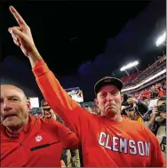  ?? TOM PENNINGTON / GETTY IMAGES ?? A large chunk of an impressive defense will be returning for coach Dabo Swinney, and Clemson’s skill positions are looking solid, as well.