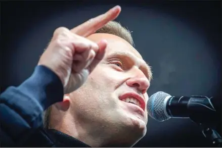  ?? AFP ?? Moscow faces mounting internatio­nal calls for a probe into the poisoning of opposition leader Alexei Navalny.