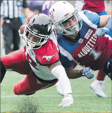  ?? — THE CANADIAN PRESS ?? Calgary Stampeders’ Terry Williams will serve as the team’s returner with Romar Morris out because of an Achilles tendon tear he suffered on Sunday.