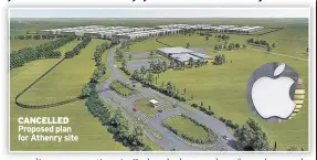  ??  ?? CANCELLED Proposed plan for Athenry site