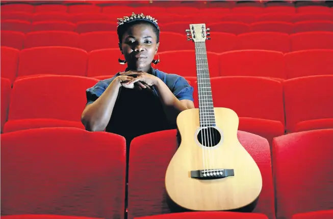  ?? Picture: Esa Alexander ?? Zolani Mahola, who starts her one-woman show at the Baxter Theatre in Cape Town this week, is ready to share her private pain with others.