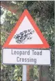  ?? PICTURE: WENDY COLLINSON ?? Special road signs can also help to alert drivers and raise public awareness.