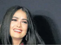  ?? MARCO UGARTE/AP ?? Poder. Atriz Salma Hayek diz que ‘as mulheres podem tudo’