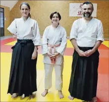  ?? - Crédits : LA ?? Au dojo de La Barthe, Sébastien Roudière enseigne l’aïkido Kishinkai à ses élèves.